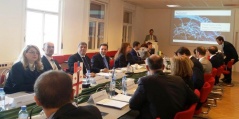 3. јул 2014. Учесници Другог састанка чланова парламената земаља потписница Уговора о оснивању Енергетске заједнице Југоисточне Европе